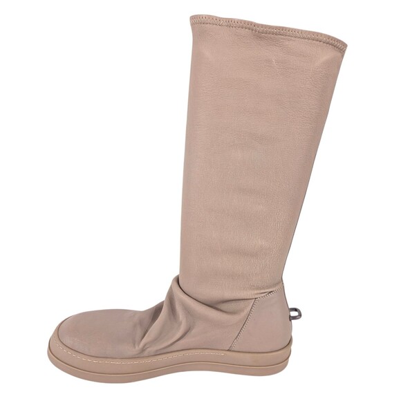 Rick Owens Slouch Boots US 11 IT 44 Mens Bone Leather $1450 main image 9